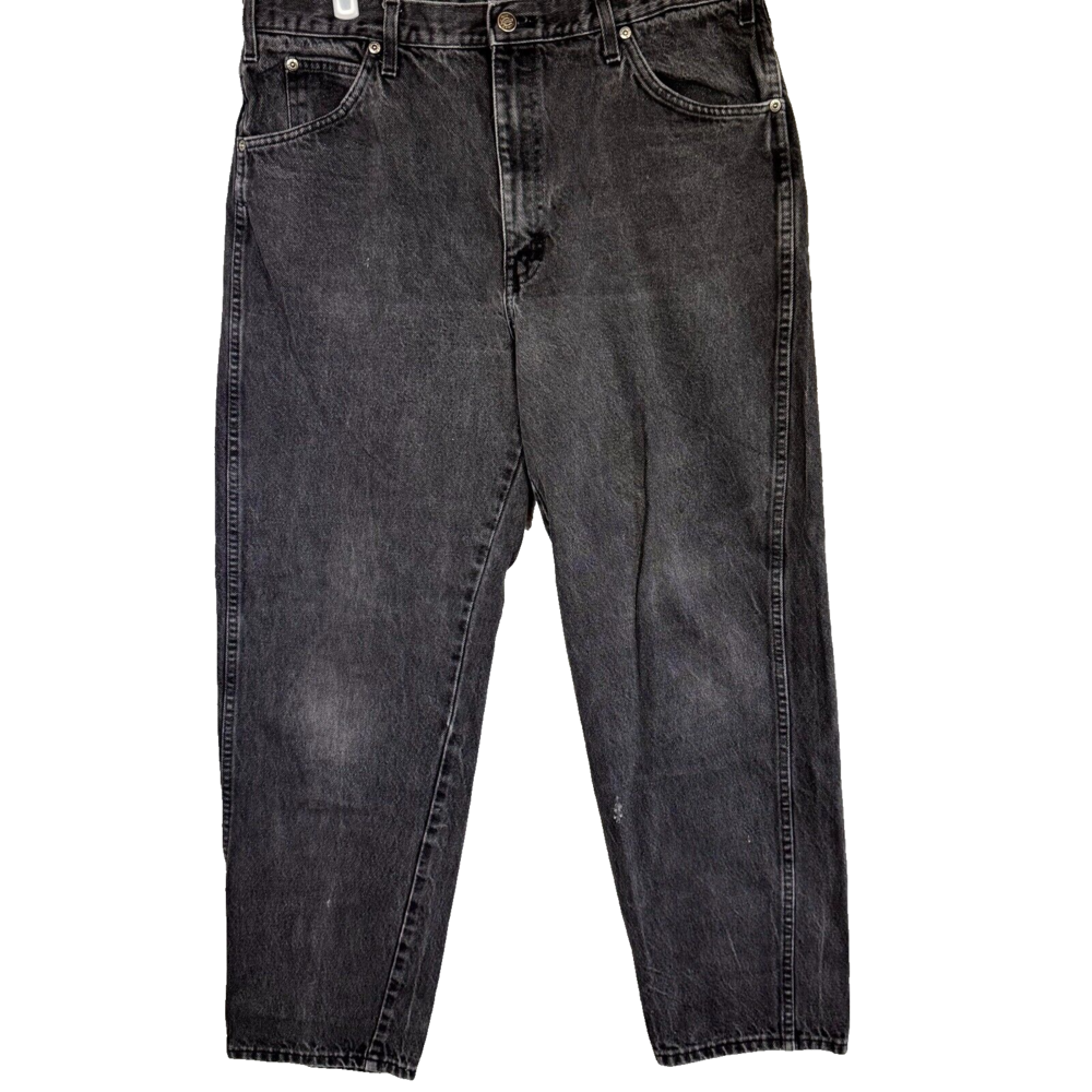 Dickies Jeans Men’s 36x30 Black Denim Dark Wash Mid-Rise Straight Leg Cotton